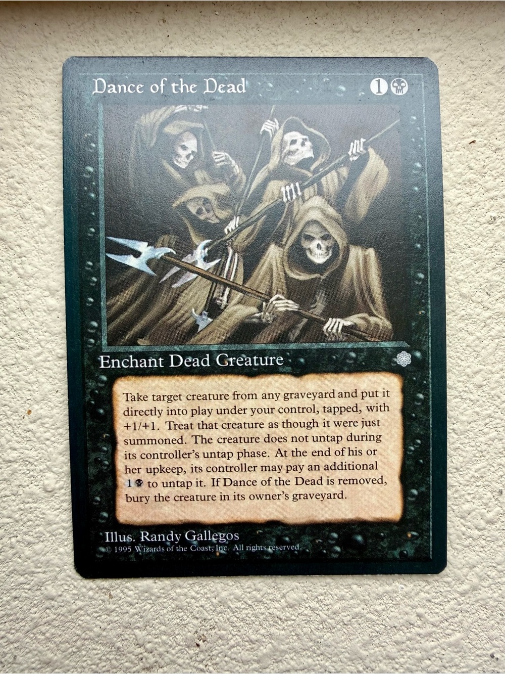 Magic: The Gathering Card Dance of the Dead - Ice Age (ICE)